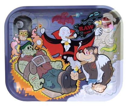 Cone Monster Metal Rolling Tray Large